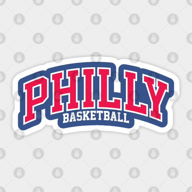 Philly Basketball 2 Sticker by Center City Threads